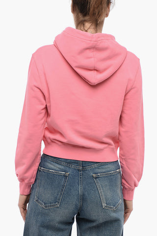 COUTURE! Cotton Hoodie with Crochet Embroidery