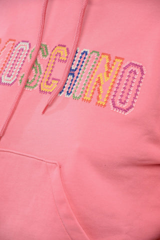 COUTURE! Cotton Hoodie with Crochet Embroidery