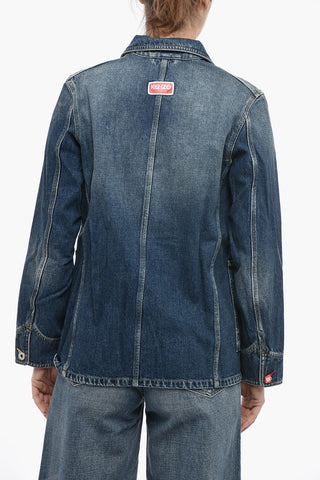 Stone Washed WORKWEAR Denim Blazer