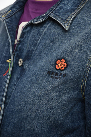 Stone Washed WORKWEAR Denim Blazer