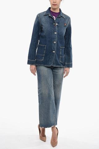 Stone Washed WORKWEAR Denim Blazer