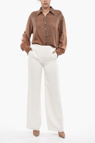 Pantaloni Palazzo in Seta