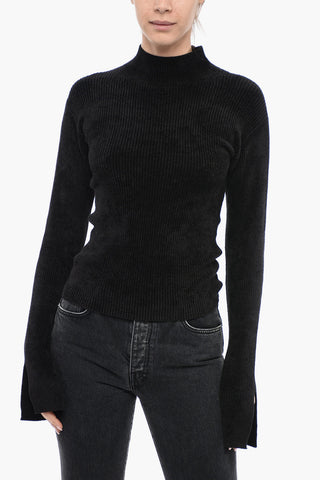 Flared Sleeve MAISSA Turtleneck Sweater