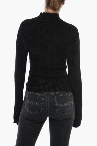 Flared Sleeve MAISSA Turtleneck Sweater