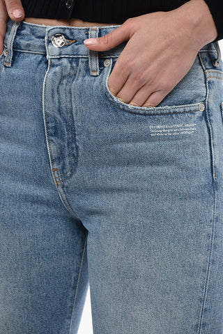 Medium Wash Straight Fit CORPORATE Jeans 17 cm