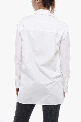 Long Sleeved Shirt With Statement Button