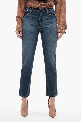 Dark Wash ASAGO Straight Fit Denims 18cm