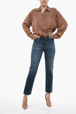 Dark Wash ASAGO Straight Fit Denims 18cm