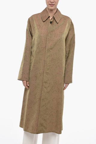 UNISEX MM1 Viscose-blend Trench Coat with Hidden Placket