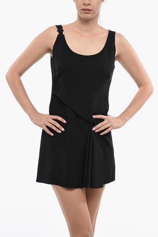 Crepe MEDUSA Dress with Gathers