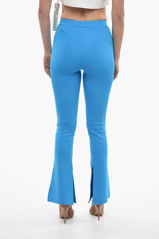 Flare-Fit-Leggings SPLIT mit Logo-Print