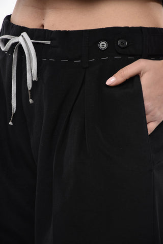 UNISEX MM1 Pantaloni a Vita Alta con Pince