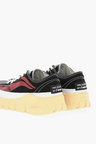 LI-NING Sneakers Basse WAVE in Cotone con Piercing