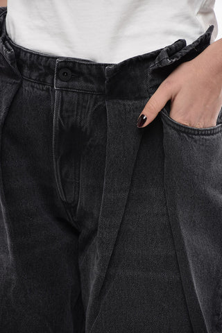 Jeans Wide Fit Con Doppia Pince