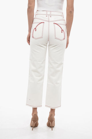 High-rise Straight Fit Jeans 20cm