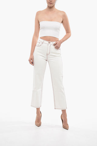 High-rise Straight Fit Jeans 20cm