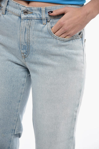 Jeans Straight Fit Hellwaschung 26cm
