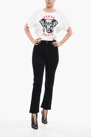 Jeans High Rise Straight Fit 19cm