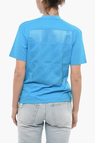 Short Sleeved DIAG T-shirt With Logo Print
