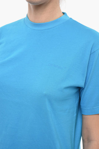 Short Sleeved DIAG T-shirt With Logo Print