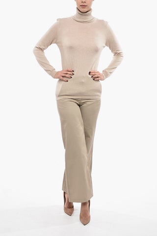 Cotton and Cashmere Turtle-Neck Sweater