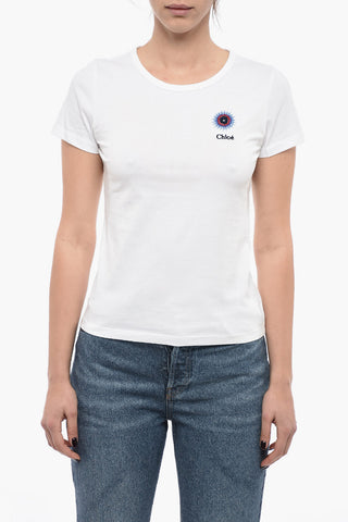 CRAFT T-Shirt Girocollo in Cotone con Ricamo