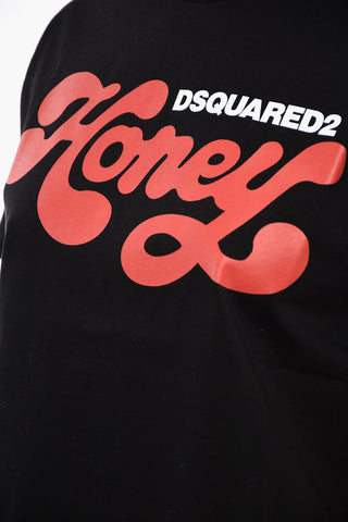 T-Shirt Girocollo HONEY con Stampa