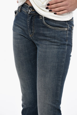5 Pocket Slim Fit Dark Wash Denims 12cm