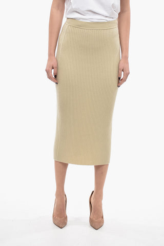 Ribbed Cashmere Blend Longuette