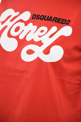 T-Shirt Girocollo HONEY con Stampa