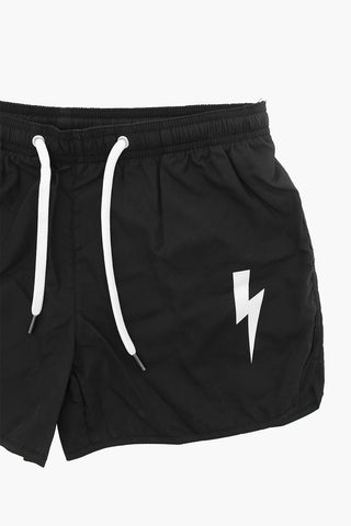 KIDS 2 Pockets SINGLE THUNDER Shorts Swimsuit with Drawstring on the Waist