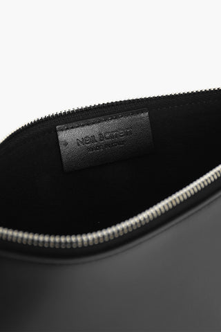Leather Pouch with Eyelets Details