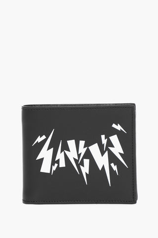 Leather LINEAR CAOTIC Wallet