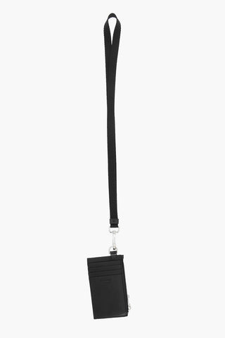 Leather CHAOTIC BOLT Card Holder with Removable Shoulder Strap
