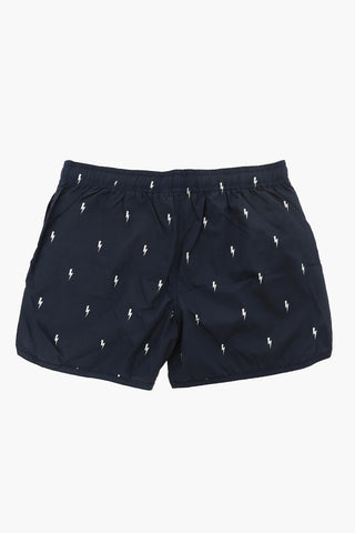 KIDS 2 Pockets THUNDERBOLT Shorts Swimsuit with Drawstring on the Waist