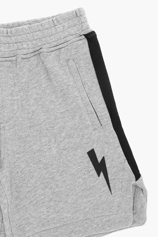 Sweat Shorts with Contrast Side Band