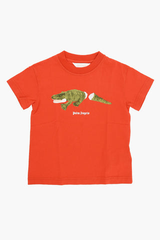 T-shirt Girocollo CROCODILE in Cotone Stampata