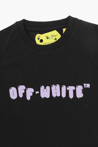 Cotton BALLOONS Crew-Neck T-shirt with Print