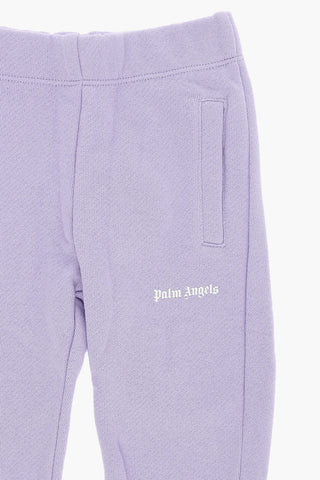 Joggers in Tinta Unita con Logo Stampato