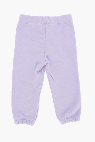 Joggers in Tinta Unita con Logo Stampato