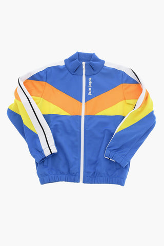 Colorblock Sweatshirt with Zip Closure
