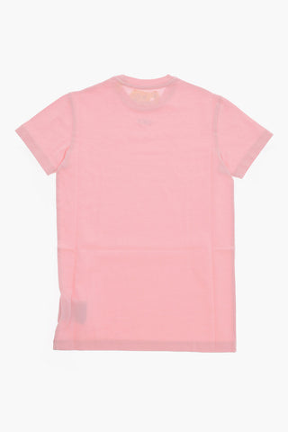 Vestito Tee in Tinta Unita con Logo Stampato