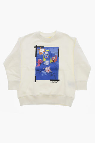 Printed MONSTERLISA Crew-neck Sweatshirt