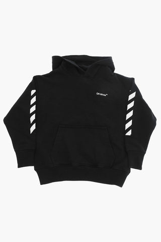 Cotton RUBBER ARROW Hoodie With Patch Pocket