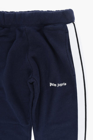 Joggers in Cotone con Bande Laterali a Contrasto