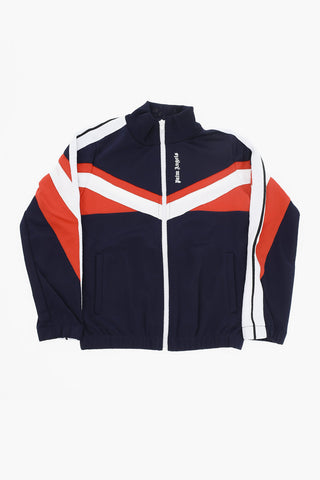Colorblock Sweatshirt with Zip Closure