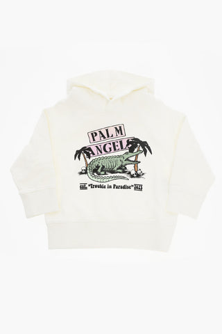 Printed TROUBLE IN PARADISE Hoodie