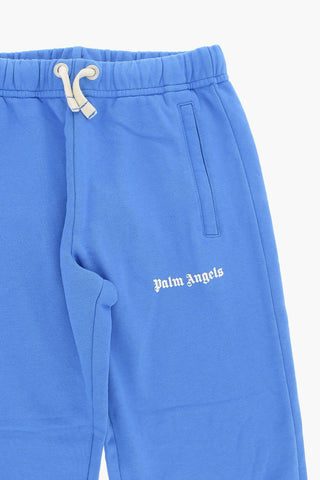 Joggers in Tinta Unita con Logo a Contrasto