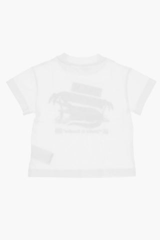 Printed TROUBLE IN PARADISE Crew-neck T-Shirt