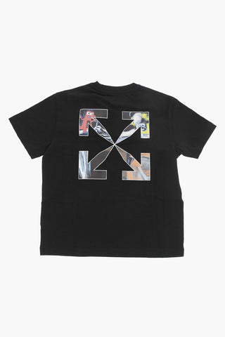Printed MONSTER ARROW Cotton Crew-Neck T-shirt